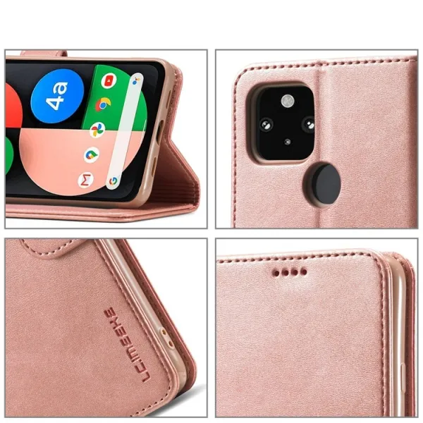 IMEEKE Peňaženkový kryt Realme C21 ružový