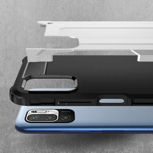 TOUGH Ochranný kryt Xiaomi Redmi Note 10 5G / Poco M3 Pro čierny
