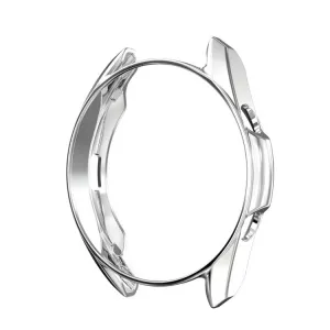 ENKAY Obal s tvrdeným sklom pre Samsung Galaxy Watch 3 41mm strieborný