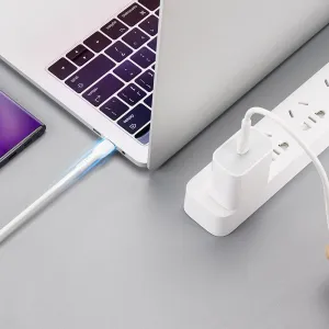 DUX K-V 60W kábel USB Typ-C - Typ-C 1 meter biely