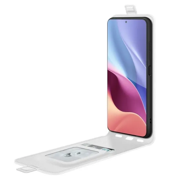 Vyklápacie puzdro Xiaomi Poco F3 biele