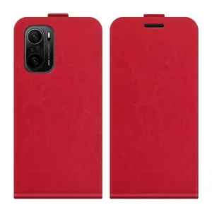 Vyklápacie puzdro Xiaomi Poco F3 červené