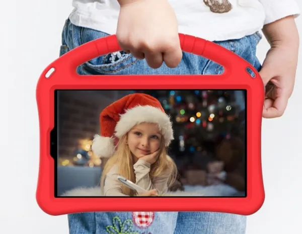 KIDDO Detský obal Samsung Galaxy Tab A7 Lite červený