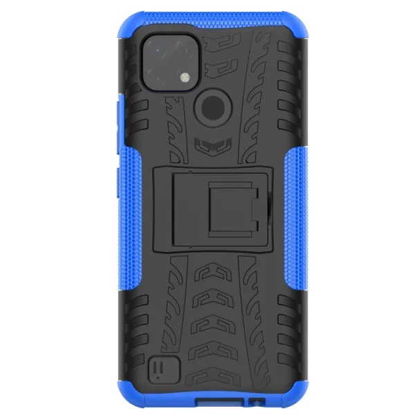 STAND Extra odolný obal Realme C21 modrý