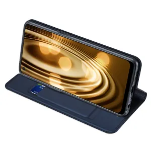 DUX Peňaženkový kryt Realme C21 modrý