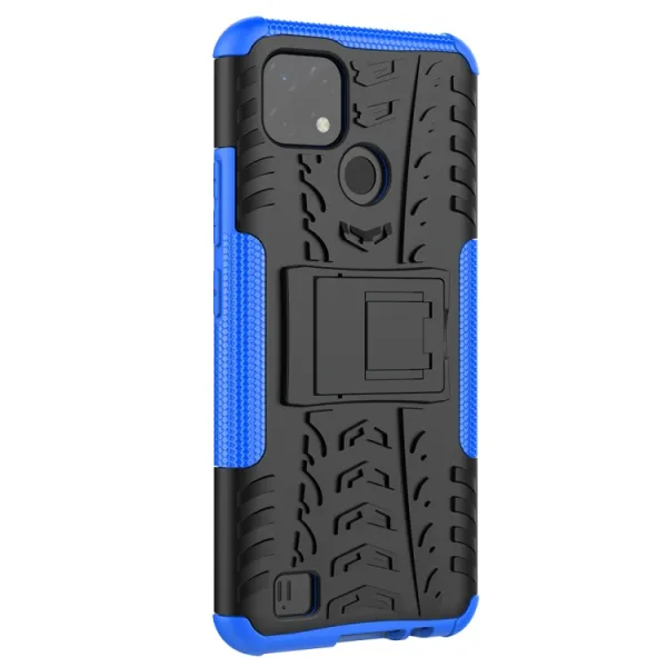 STAND Extra odolný obal Realme C21 modrý