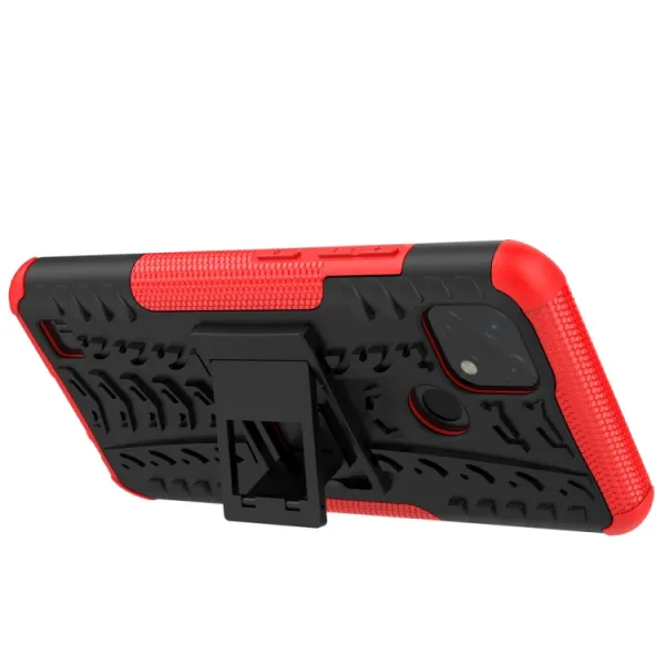 STAND Extra odolný obal Realme C21 červený