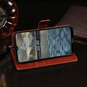 IDEWEI Peňaženkový kryt Nokia 2.4 biely