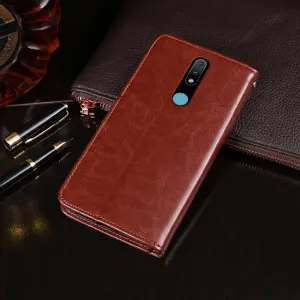 IDEWEI Peňaženkový kryt Nokia 2.4 biely