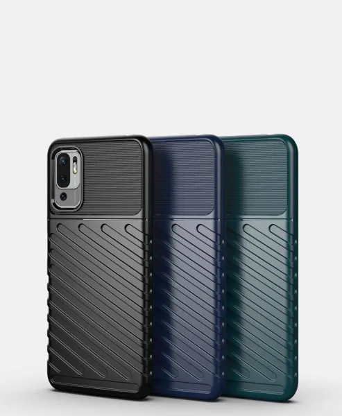 THUNDER Ochranný kryt Xiaomi Redmi Note 10 5G / Poco M3 Pro modrý