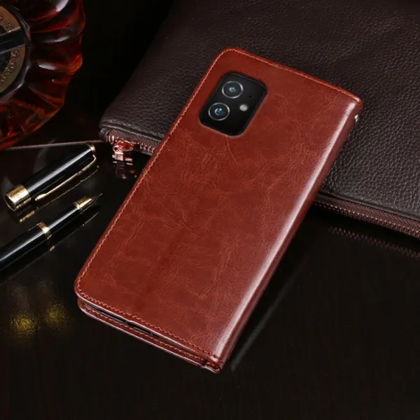 IDEWEI Peňaženkový kryt Asus ZenFone 8 (ZS590KS) biely