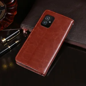 IDEWEI Peňaženkový kryt Asus ZenFone 8 (ZS590KS) biely