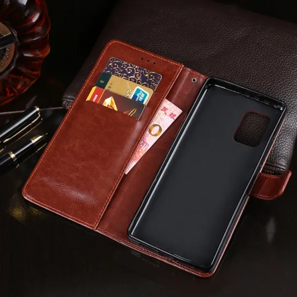 IDEWEI Peňaženkový kryt Asus ZenFone 8 (ZS590KS) biely