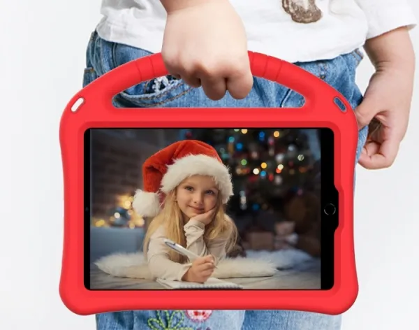 KIDDO Detský obal Apple iPad Mini 5 2019 / iPad Mini 4 / 3 / 2 / 1 červený