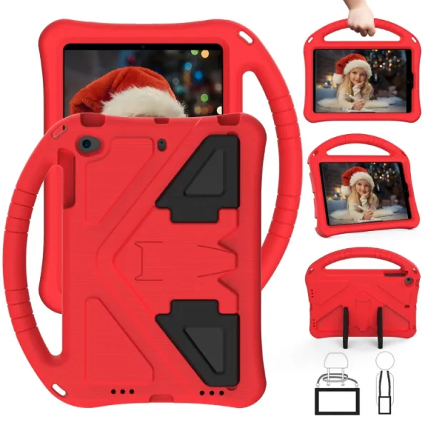 KIDDO Detský obal Apple iPad Mini 5 2019 / iPad Mini 4 / 3 / 2 / 1 červený