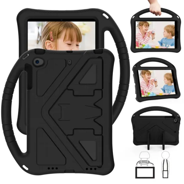 KIDDO Detský obal Apple iPad Mini 5 2019 / iPad Mini 4 / 3 / 2 / 1 čierny