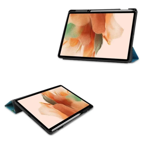 ART Zaklápací obal Samsung Galaxy Tab S8+ / S7+ / S7 FE APRICOT BLOSSOM