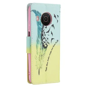 ART Peňaženkový kryt Nokia X10 / X20 FEATHER