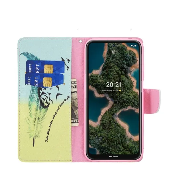 ART Peňaženkový kryt Nokia X10 / X20 FEATHER