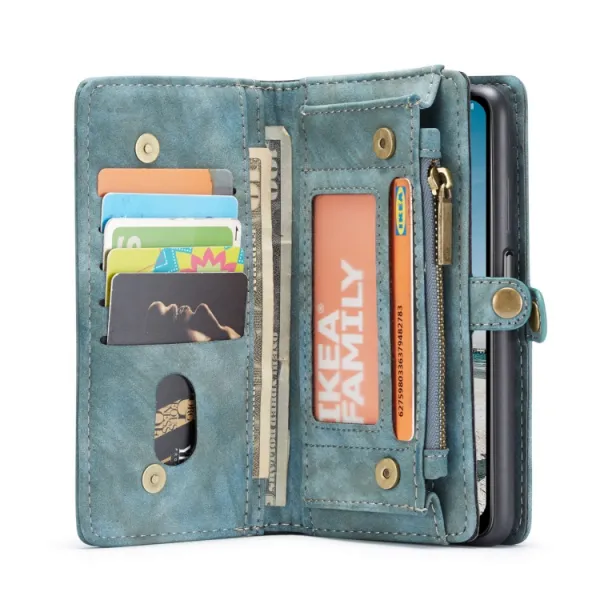 WALLET Ochranný kryt s peňaženkou 2v1 pre Samsung Galaxy A12 / M12 modrý