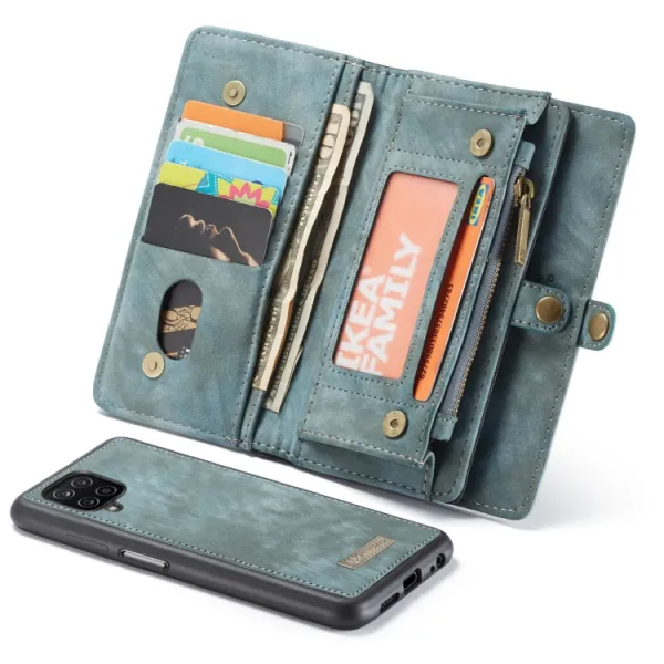 WALLET Ochranný kryt s peňaženkou 2v1 pre Samsung Galaxy A12 / M12 modrý