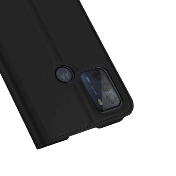 DUX Peňaženkový kryt Motorola Moto G50 čierny