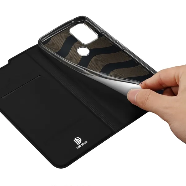 DUX Peňaženkový kryt Motorola Moto G50 čierny