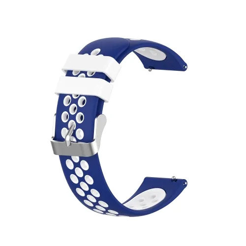 SPORTY Remienok Huawei Watch 3 / 3 Pro modrý-biely