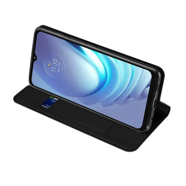 DUX Peňaženkový kryt Motorola Moto G50 čierny