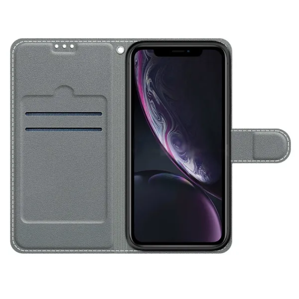 ART Peňaženkový kryt Apple iPhone XR MARBLE