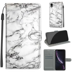 ART Peňaženkový kryt Apple iPhone XR MARBLE