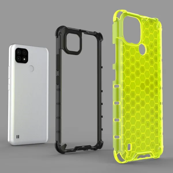 HONEYCOMB Ochranný kryt Realme C21 modrý