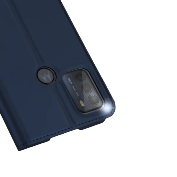 DUX Peňaženkový kryt Motorola Moto G50 modrý