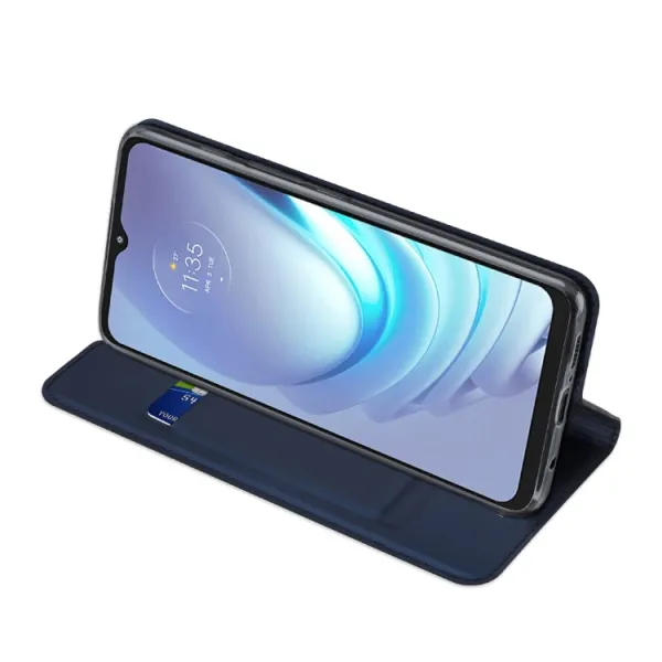 DUX Peňaženkový kryt Motorola Moto G50 modrý