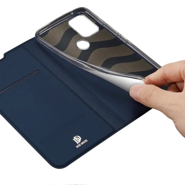 DUX Peňaženkový kryt Motorola Moto G50 modrý