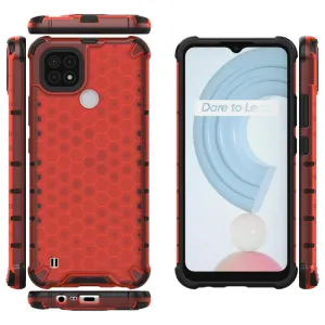 HONEYCOMB Ochranný kryt Realme C21 červený