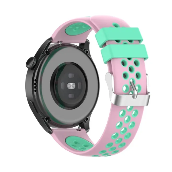 SPORTY Remienok Huawei Watch 3 / 3 Pro ružový-zelený