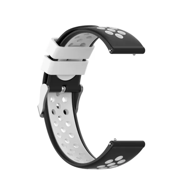 SPORTY Remienok Huawei Watch 3 / 3 Pro čierny-biely