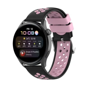 SPORTY Remienok Huawei Watch 3 / 3 Pro čierny-ružový