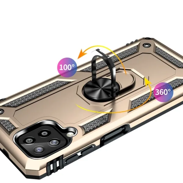 RING Ochranný obal Samsung Galaxy A22 zlatý