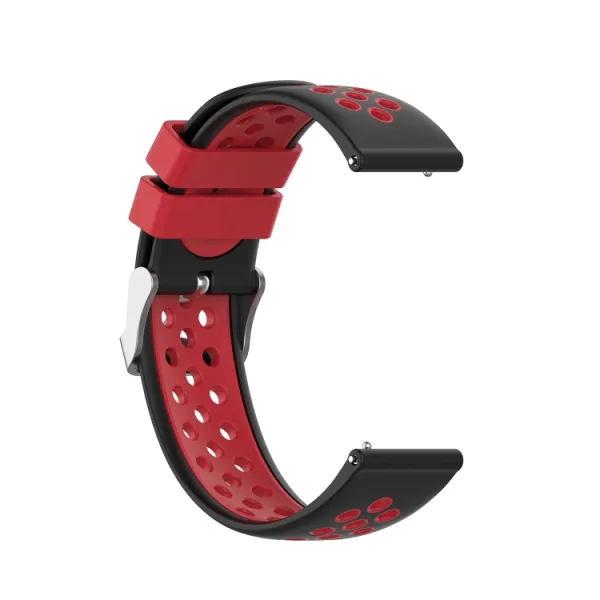 SPORTY Remienok Huawei Watch 3 / 3 Pro čierny-červený
