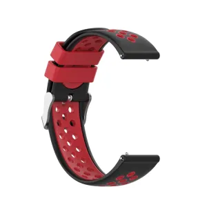 SPORTY Remienok Huawei Watch 3 / 3 Pro čierny-červený