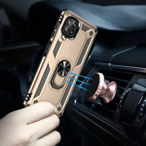RING Ochranný obal Samsung Galaxy A22 zlatý