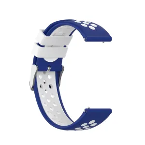 SPORTY Remienok Huawei Watch 3 / 3 Pro modrý-biely