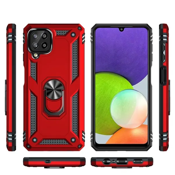 RING Ochranný obal Samsung Galaxy A22 červený