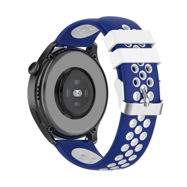 SPORTY Remienok Huawei Watch 3 / 3 Pro modrý-biely
