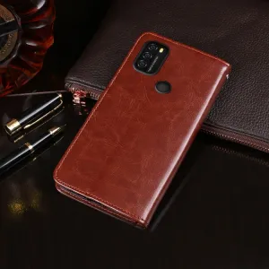 IDEWEI Peňaženkový kryt Blackview A70 biely