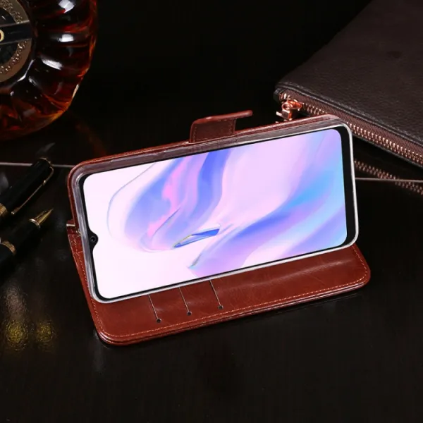IDEWEI Peňaženkový kryt Blackview A70 biely