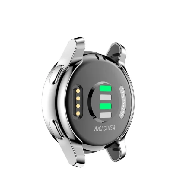 Ochranný obal Garmin Vivoactive 4S / Garmin Venu 2S strieborný