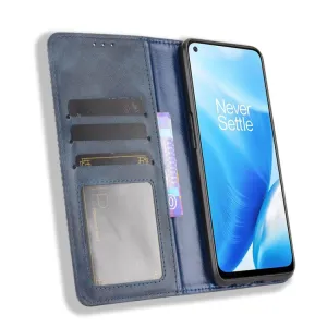 BUSINESS Peňaženkový kryt OnePlus Nord N200 5G modrý